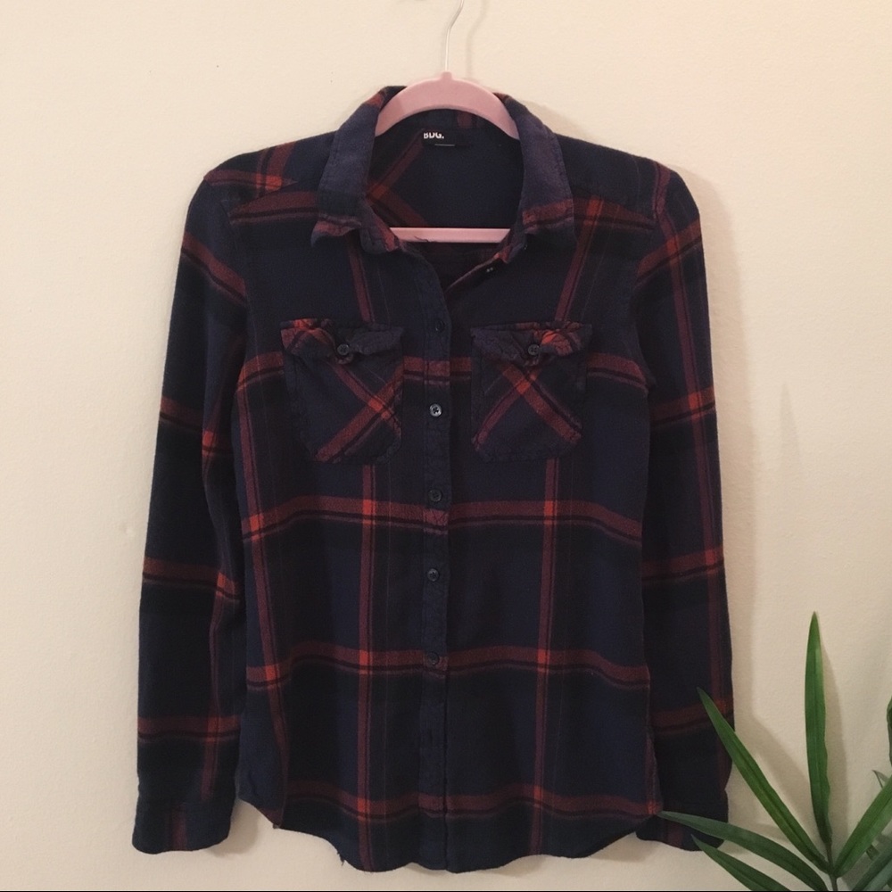 Red and Blue Women’s Flannel